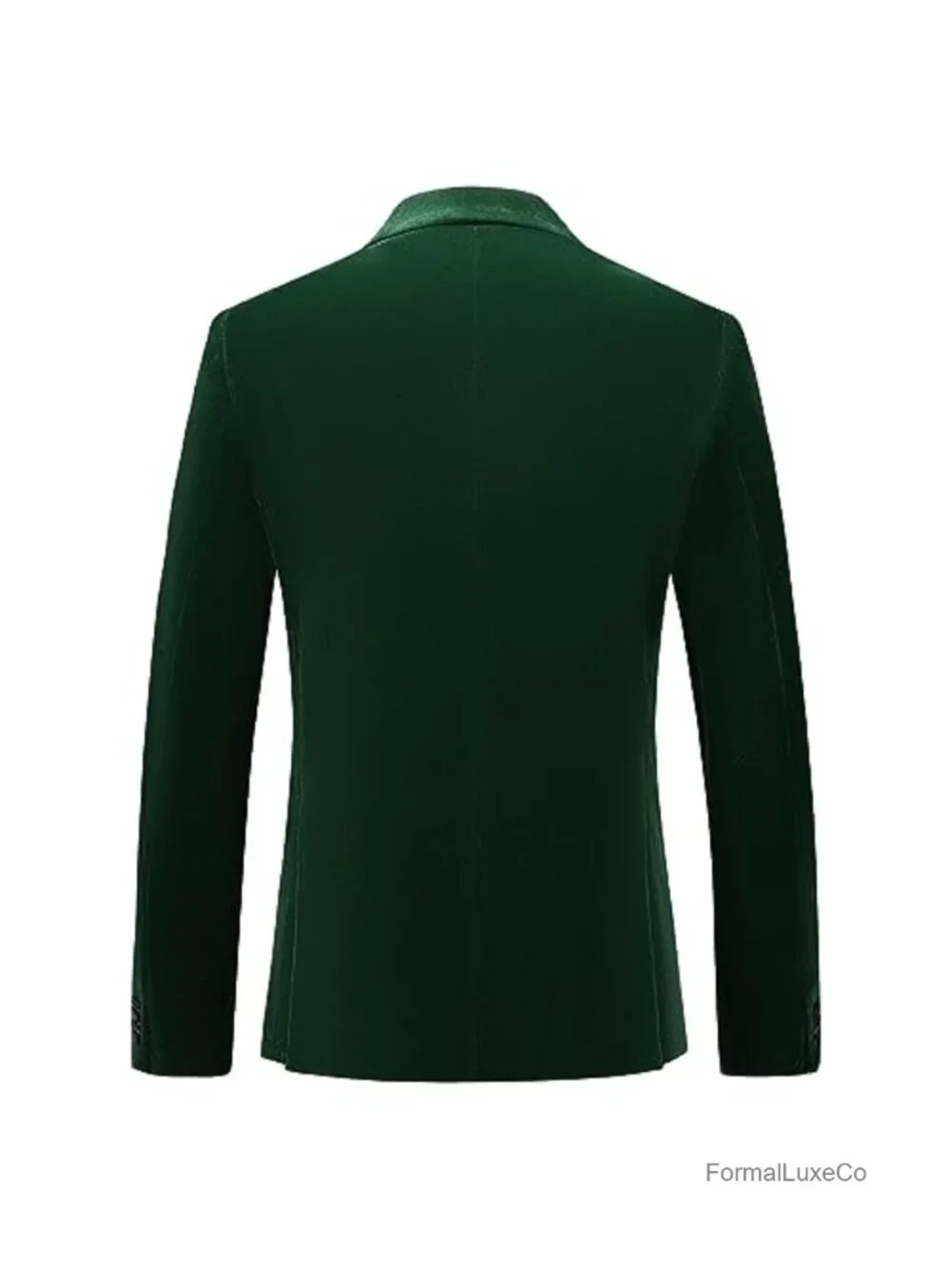Men's Velvet 2 Piece Slim Fit Suit Tuxedo Jacket & Pants Wedding